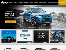 Tablet Screenshot of jeep.com.ar