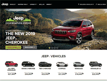 Tablet Screenshot of jeep.com