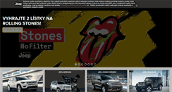 Desktop Screenshot of jeep.cz