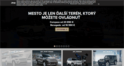 Desktop Screenshot of jeep.sk