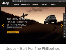 Tablet Screenshot of jeep.com.ph